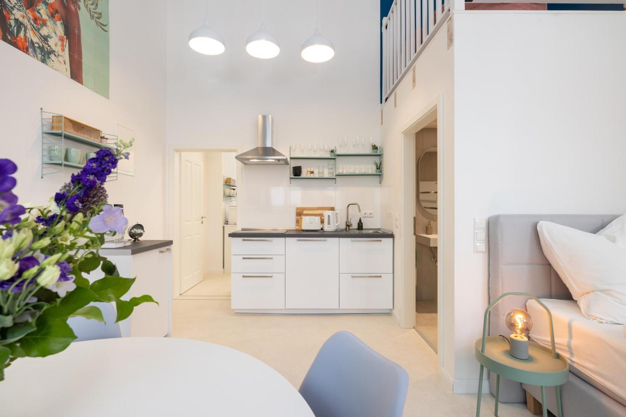 Great 2-Room Loft With 2 Bathrooms And 2 Kitchen Berlin Luaran gambar