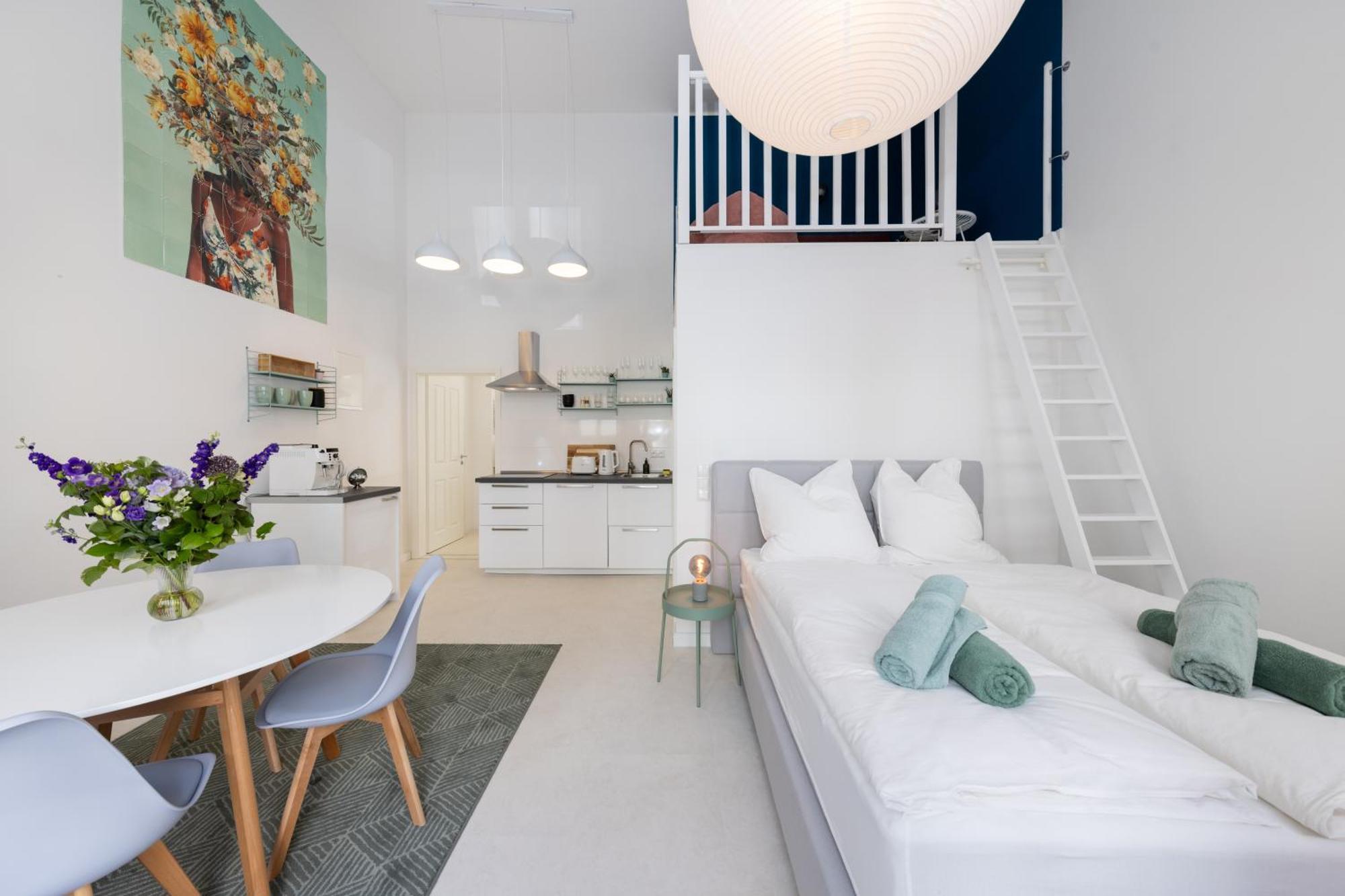 Great 2-Room Loft With 2 Bathrooms And 2 Kitchen Berlin Luaran gambar