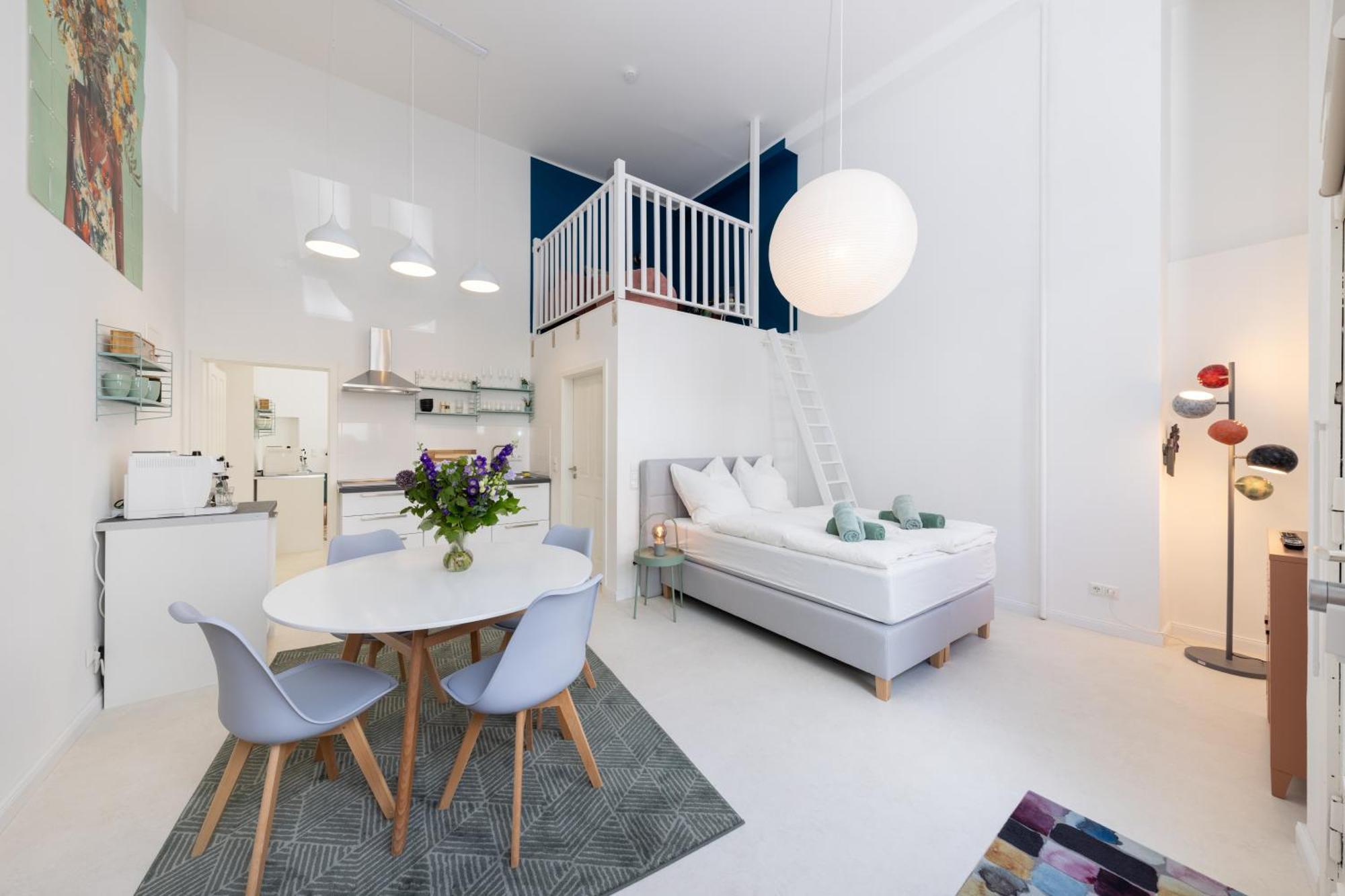 Great 2-Room Loft With 2 Bathrooms And 2 Kitchen Berlin Luaran gambar