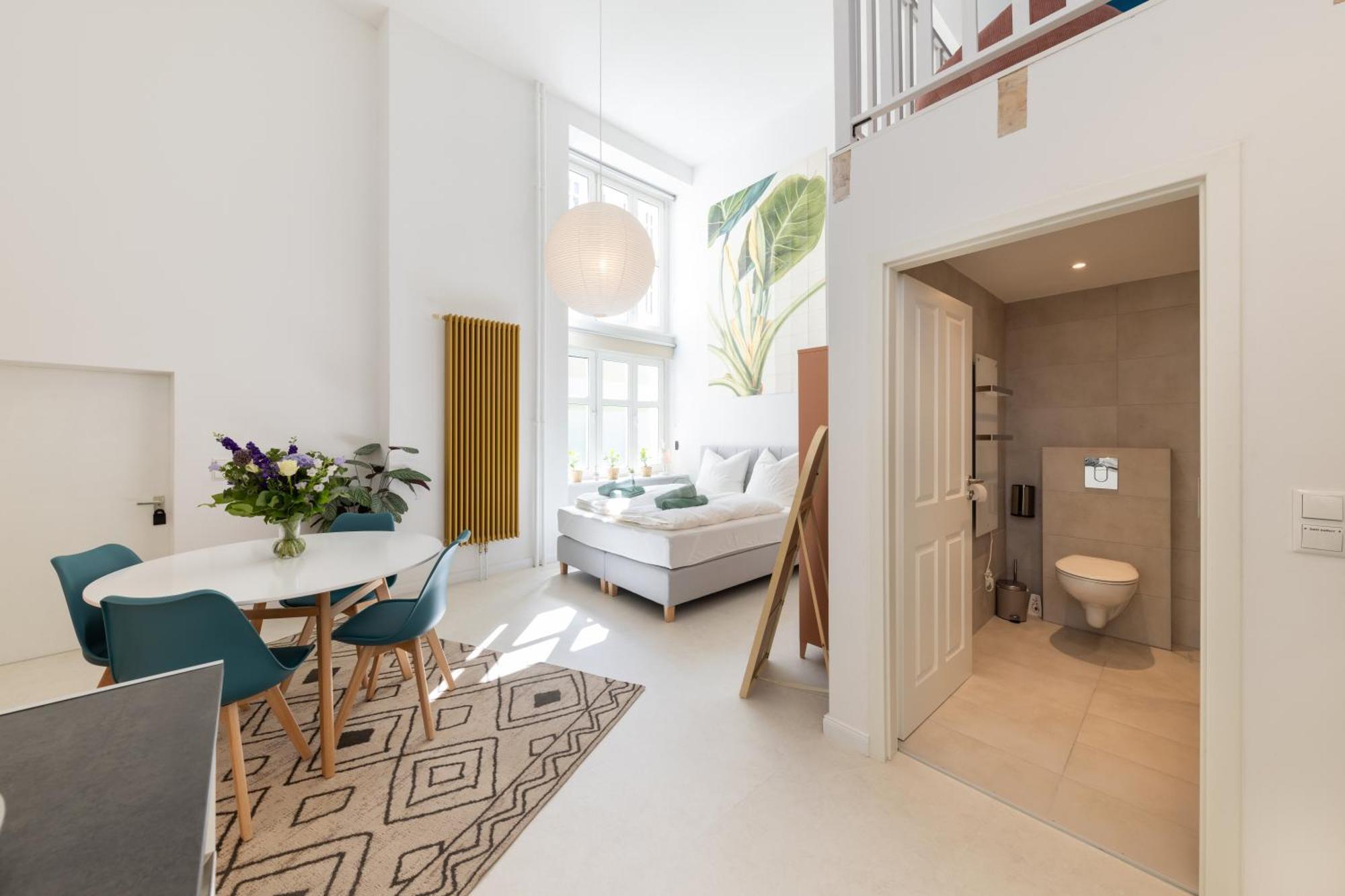 Great 2-Room Loft With 2 Bathrooms And 2 Kitchen Berlin Luaran gambar
